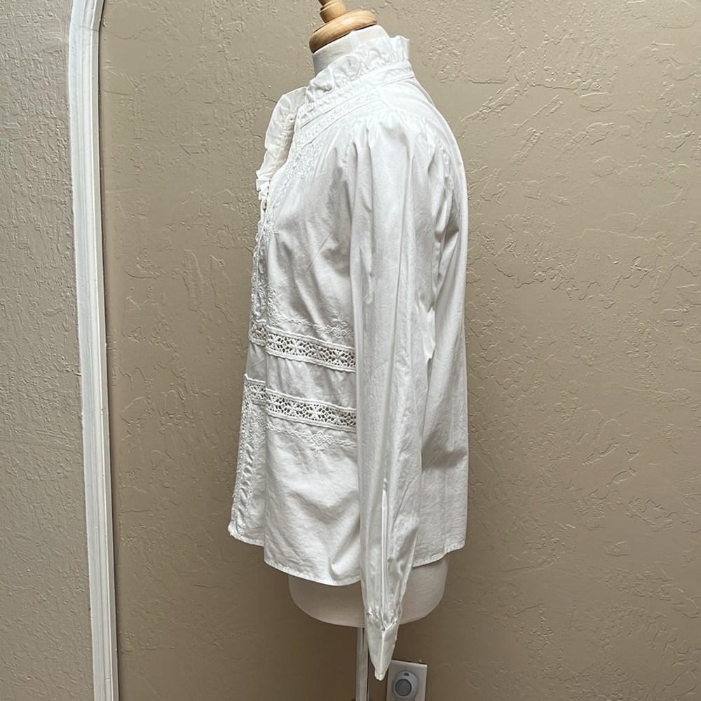 Sézane Ulysse Shirt in Ecru, size 40 (US8), NWT - Picture 5 of 16